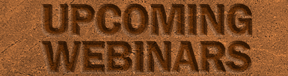 Upcoming Webinars