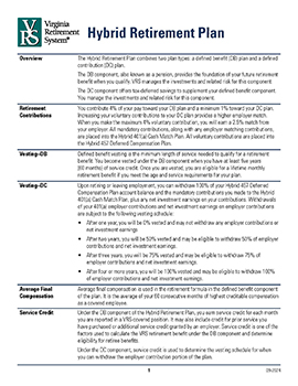 Hybrid Plan Overview